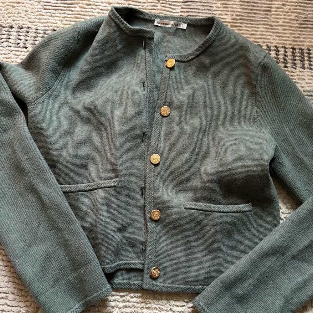 Abercrombie Knit Button-Up Cardigan